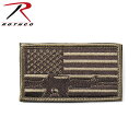 クーポンで最大15 OFF★【あす楽】ROTHCO ロスコ 72204 SUBDUED FLAG W/RIFLE パッチ/ ミリタリー【T】