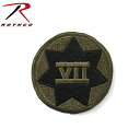 クーポンで最大15%OFF★ROTHCO ロスコ 72135 7TH CORPS/SUBDUED パッチ/ ミリタリー【T】