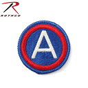 クーポンで最大15%OFF★ROTHCO ロスコ 72101 3RD ARMY パッチ/ ミリタリー【T】