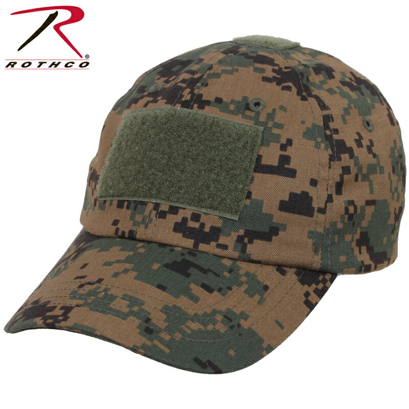 ロスコ クーポンで最大15%OFF★ROTHCO ロスコ OPERATOR TACTICAL キャップ Woodland Digital Camo [93362] メンズ ミリタリー 帽子 タクティカルウェア サバイバルゲーム 迷彩 カモフラ カモ柄 ウッドランドデジタル/【T】