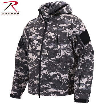 【15％OFF対象品】ROTHCO ロスコ SPECIAL OPS タクティカル ソフトシェルジャケット Subdued Urban 春 /ミリタリー 軍物 メンズ