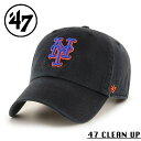 クーポンで最大15%OFF★【メーカー取次】’47 Brand フォーティーセブン・ブランド 14751248 47 CLEAN UP ノーループラベル ニューヨーク・メッツ ブラック【Sx】【R】