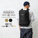 アッソブ バッグ メンズ 【あす楽】ポイント2倍！ AS2OV アッソブ 141612 WATER PROOF CORDURA 305D ROUND ZIP BACKPACK バックパック / リュック【クーポン対象外】【T】｜リュックサック デイパック カバン 防水 撥水 台風 梅雨 ブランド