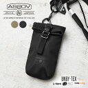 メガネケース メンズ 【あす楽】ポイント2倍！AS2OV アッソブ 142102 HABIT SHOULDER SERIES 305D WATER PROOF CORDURA SUNGLASSES CASE ハビット サングラスケース【クーポン対象外】【T】｜眼鏡ケース ナイロン 小物入れ バッグ ポーチ