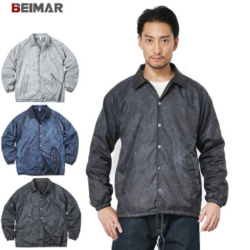 【15%OFFクーポン対象】BEIMAR ビーマー WB103MOD ナイロンコーチジャケット オイルド染め《WIP》ミリタリー 軍物 メンズ 男性 ギフト プレゼント