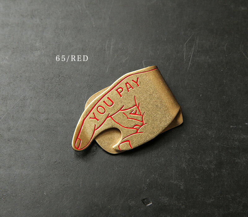 クーポンで15%OFF★【最短即日発送】BUTTON WORKS ボタンワークス BW-0185 “YOU PAY”MONEY CLIP 2 マネークリップ MADE IN JAPAN【T】｜｜ミリタリー カッコいい おしゃれ 春 2