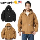 クーポンで最大15%OFF★【あす楽】Carhartt カーハート CRHTT-J131 THERMAL LINED ACTIVE JACKET パーカー MADE IN USA【T】｜ パーカー アウター アメカジ ストリート スケーター 防寒 大きめ ビッグサイズ メンズ レディース おしゃれ ブランド