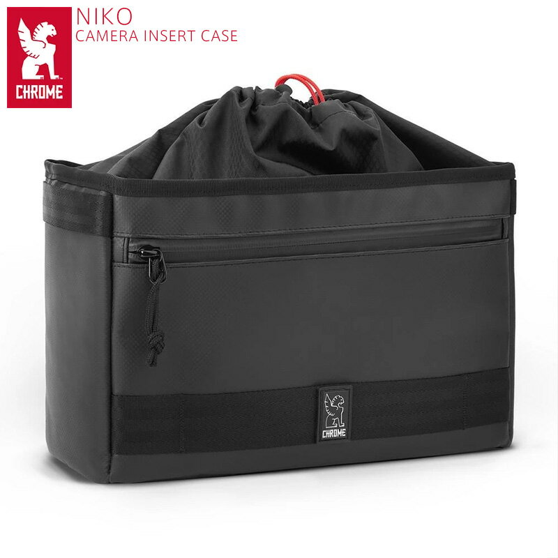 CHROME クローム NIKO CAMERA INSERT CASE （CAMERA CUBE MD） ニコ カメラインサートケース【クーポン対象外】｜カメラバッグ コンパートメントインサート バッグインバッグ カバン アウトドア 一眼レフ デジイチ 交換レンズ 防水 ターポリン 衝撃吸収【T】