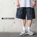 今なら36%OFF★CLUB STUBBORN クラブスタボーン カナディアン コンバット ショートパンツ｜ミリタリーパンツ ショーツ ハーフパンツ 短パン 半ズボン メンズ ボトムス ブランド おしゃれ 大きいサイズ NYCO