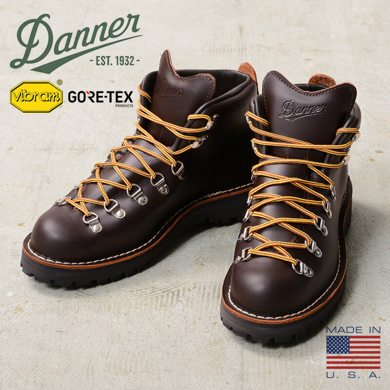 【最短即日発送】Danner ダナー 30866 MOUNTAIN LIGHT マウンテンライト ブーツ / アウトドアブーツ BROWN MADE IN USA【クーポン対象外】【T】