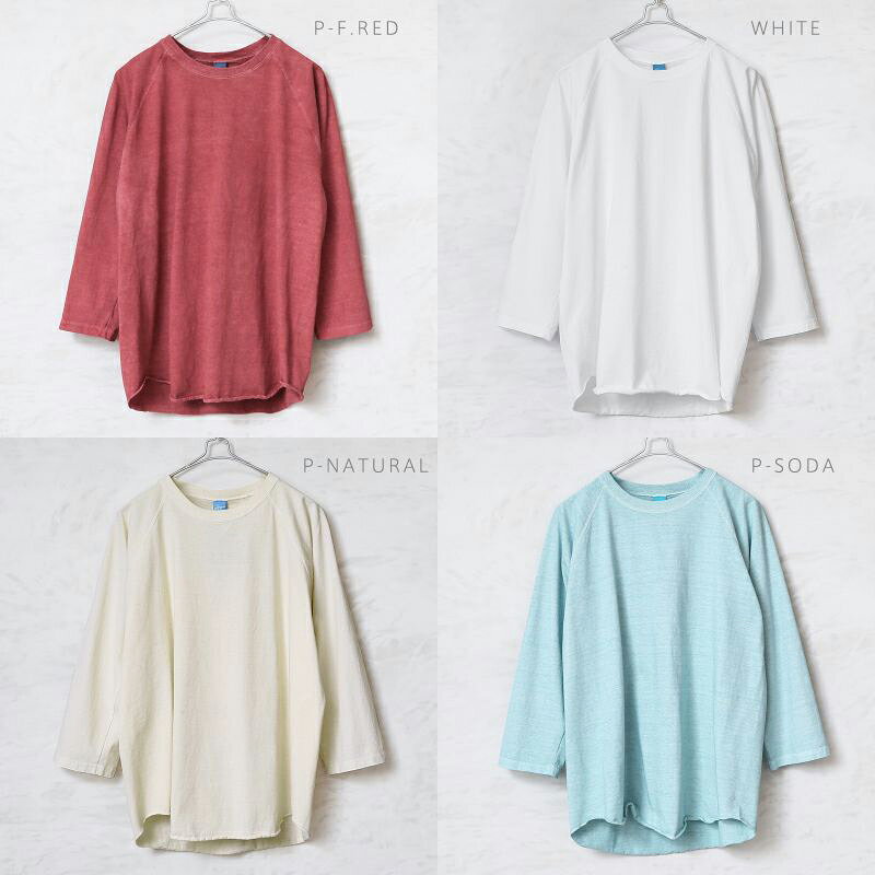【最短即日発送】クーポンで15%OFF★Good On グッドオン GOLT-601 BASEBALL TEE / ベースボールTシャツ 日本製【Sx】【T】｜コットン 丈夫 トップス ブラック ネイビー コヨーテ 秋冬 ワイパー waiper-10132354 WAIPER楽天市場店 サンプル画像3