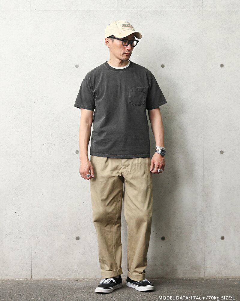 【最短即日発送】クーポンで15%OFF★Good On グッドオン GOST-0903 S/S ポケット Tシャツ 日本製【Sx】【T】 夏 ワイパー｜半袖 カットソー トップス メンズ アメカジ カジュアル デイリー ポケT ベーシック 米国製 アメリカ製 waiper-10129573 WAIPER楽天市場店 サンプル画像2