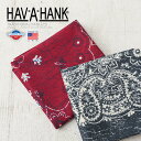 【最短即日発送】クーポンで最大15%OFF★HAV-A-HANK ハバハンク バンダナ RUSTIC & FLORAL MADE IN USA【T】|メンズ ペ...