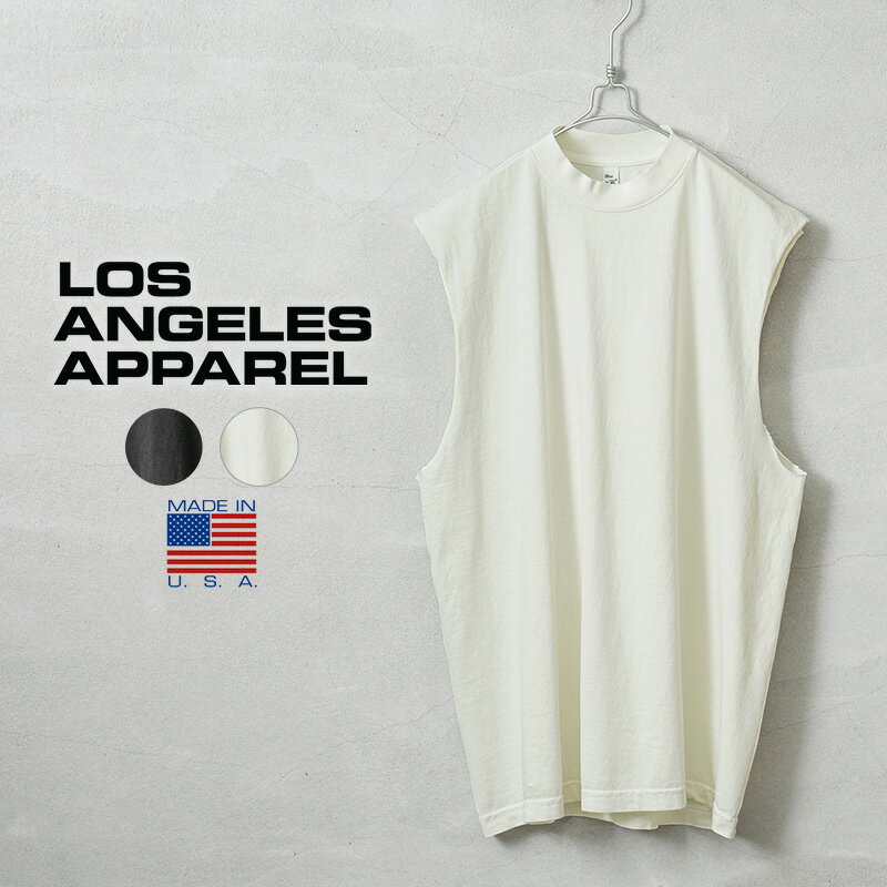 クーポンで最大15%OFF★【あす楽】LOS ANGELES APPAREL ロサンゼルスアパレル 1865GD 6.5oz ガーメントダイ スリーブ…