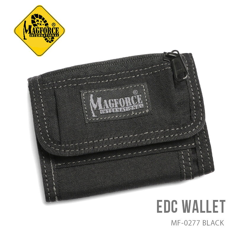 クーポンで最大18%OFF★MAGFORCE マグフォース MF-0277 EDC Card Wallet カードウォレット BLACK【T】|財布 メンズ 三...
