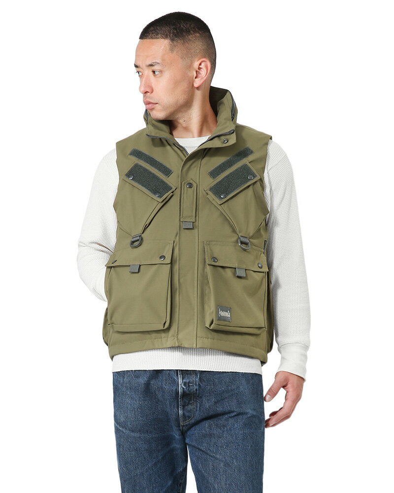 MAGFORCE マグフォース C-1101 ARMOR VEST アーマー ベスト【クーポン対象外】【T】｜アーマーベスト メンズ タクティカルベスト ミリタリーファッション 撥水 中綿 ダウンベスト アメカジ ナイロンベスト 多機能ベスト アウトドアベスト ベストジャケット