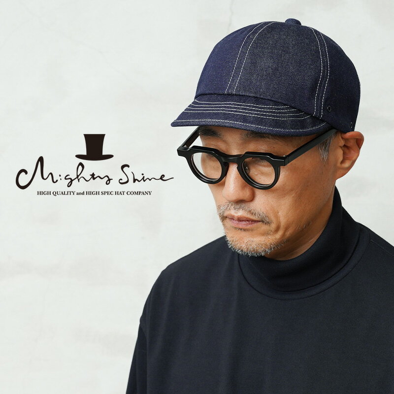 【最短即日発送】Mighty Shine マイティーシャイン 7254003 デニム ブリッジ キャップ DENIM BRIDGE CAP TYPE2 by M...