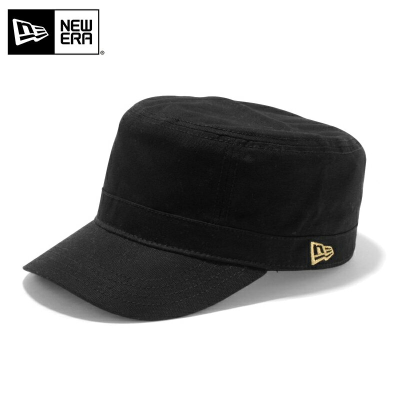 ☆【メーカー取次】NEW ERA ニューエラ WM-01 コットン ワークキャップ ブラック/ゴールドフラッグ 13561916【クーポン対象外】【R】 |メン...
