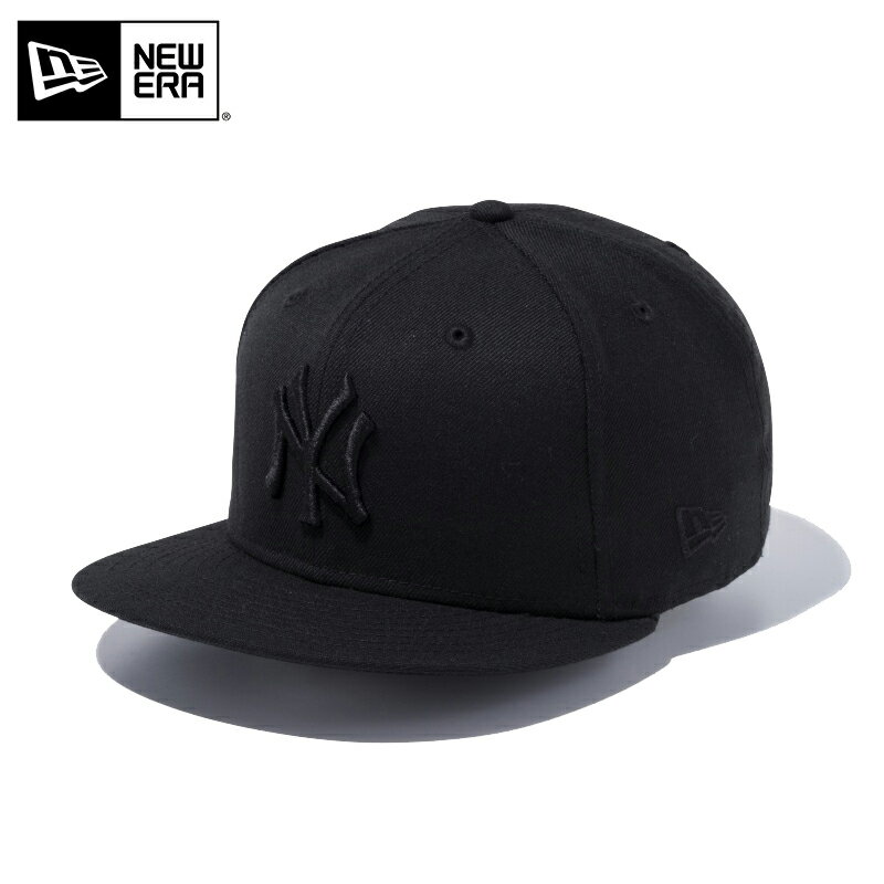  NEW ERA ニューエラ 9FIFTY ニューヨーク・ヤンキース ブラックXブラック 11308476 キャップ《WIP》