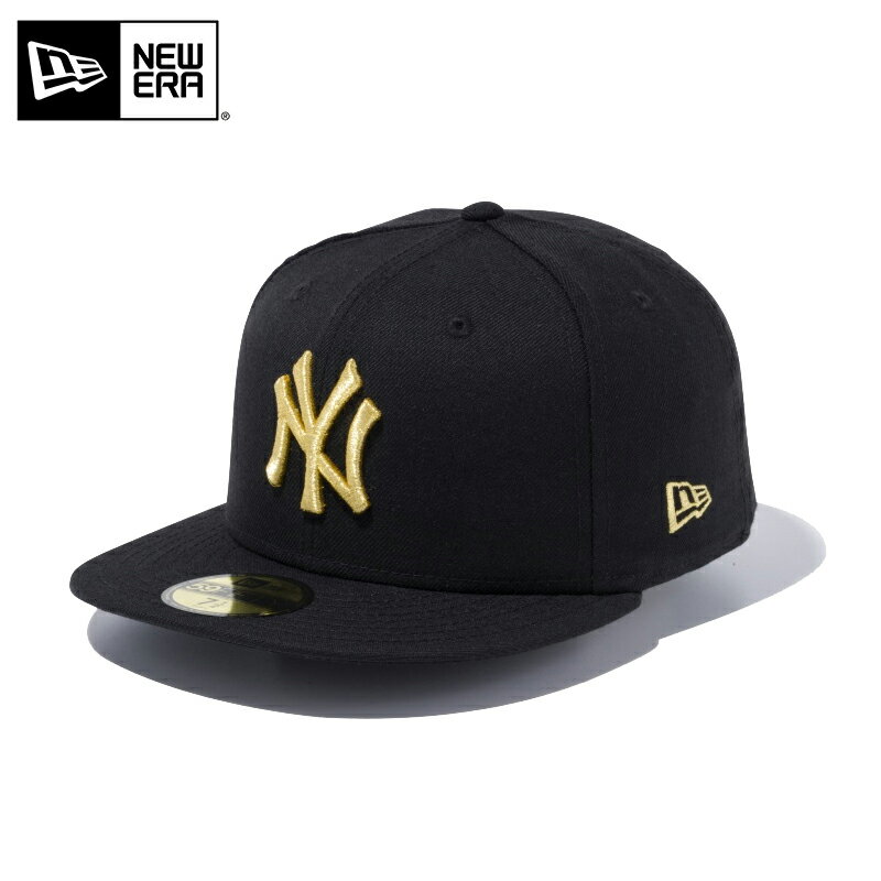 ☆【メーカー取次】NEW ERA ニューエラ 59FIFTY MLB ニューヨーク・ヤンキース ブラックXゴールド 14525210 キャップ【クーポン対象外】...