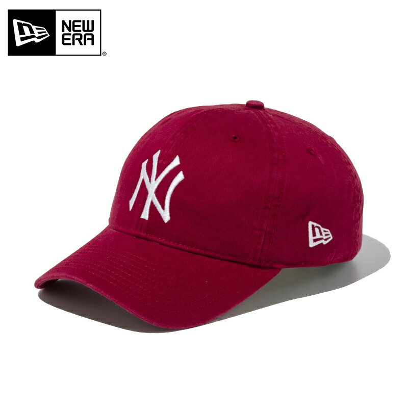 今なら10%OFF☆【メーカー取次】NEW ERA ニューエラ 9TWENTY Cloth Strap ウォッシュドコットン ニューヨーク・ヤンキース カーディナル 13562181 キャップ【T】【クーポン対象外】