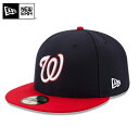 今なら10 OFF☆【メーカー取次】NEW ERA ニューエラ 59FIFTY MLB On-Field ワシントン ナショナルズ ネイビーXレッド 13554958 キャップ【クーポン対象外】【T】