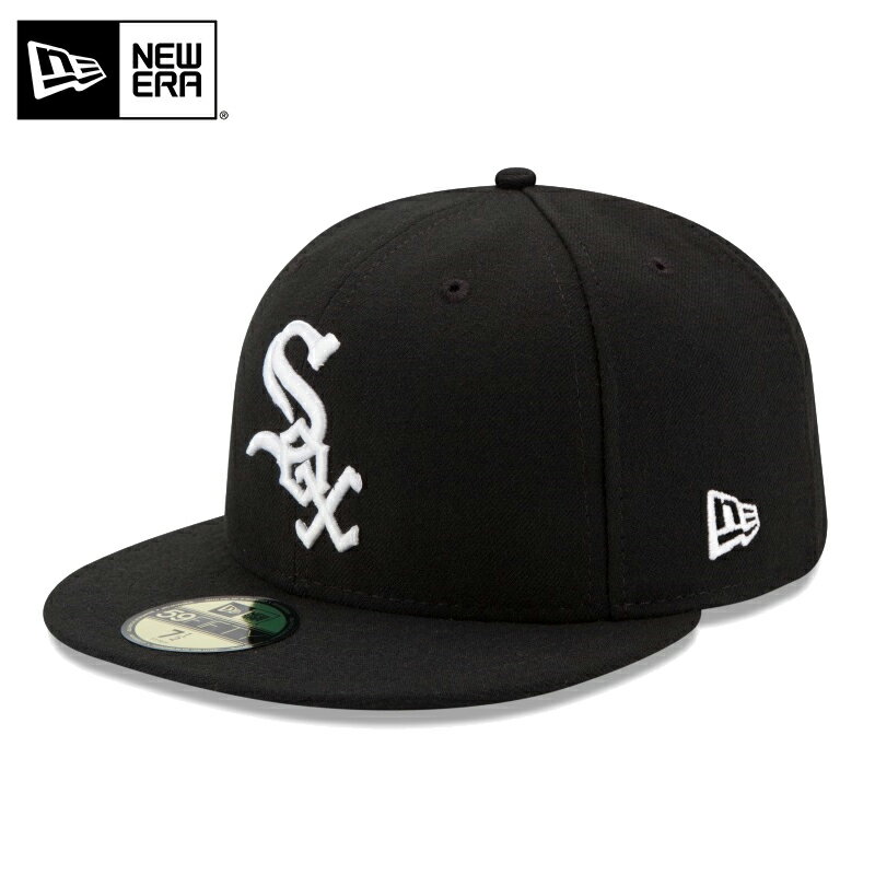 ☆【メーカー取次】NEW ERA ニューエラ 59FIFTY MLB On-Field シカゴ・ホワイトソックス ブラック 14524891 キャップ【クーポン...