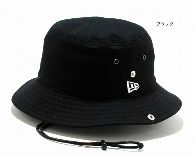 【楽天市場】【メーカー取次】 NEW ERA ニューエラ Bucket-01 ダックコットン バケットハット アゴ紐付：WIP楽天市場店