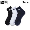 10%OFF☆【メーカー取次】NEW ERA ニューエラ ソックス アンクル 3ペア マルチ 14518188【クーポン対象外】【R】|アンクルソックス 靴下 ...
