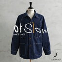 orSlow オアスロウ 03-6140 1950’S COVERALL カバーオールジャケット 日本製【クーポン対象外】【T】｜メンズ アウター デニムジャケット 大きいサイズ アメカジ ワーク ポケット多い ラグラン ブランド おしゃれ