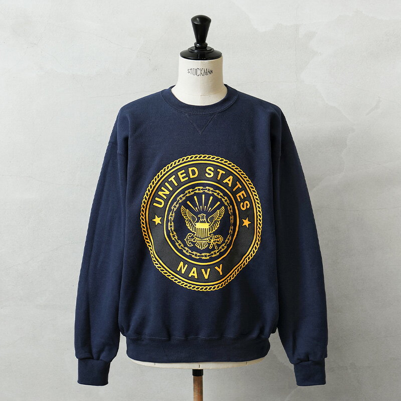 デッドストック 米軍 U.S.NAVY OFFICIAL LICENSE トレーニング用 スウェットシャツ MADE BY SOFFE【クーポン対象外】【I】 夏 ワイパー