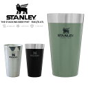 【あす楽】STANLEY スタンレー BEER PINT スタッキング真空パイント 保温 保冷グラス 0.47L【Sx】【T】｜メンズ レディース タンブラー 真空マグ コップ グラス キャンプ ヴィンテージグリーン アウトドア オフィス ブランド おしゃれ