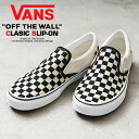 【あす楽】VANS ヴァンズ VN000EYEBWW CLASSIC SLIP-ON スニーカー Checkerboard BLACK / WHITE USA企画【クーポン対象外】【T】｜メン..