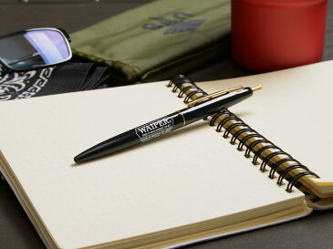 BIC× WAIPER.inc LOGO ボールペン 2pcs BLACK/YELLOW / ステーショナリー 文房具 テレワーク 在宅勤務 【クーポン対象外】
