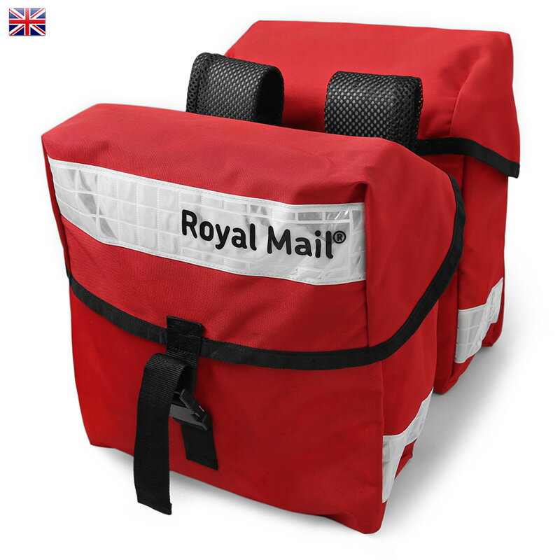 実物 USED イギリス ROYAL MAILバッグ ホワイトリフレクター 2個セット【クーポン対象外】【I】 / メンズ レディース 鞄 カジュアル ナイロン 旅行 出張 ロイヤルメール