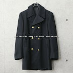 実物 新品 デッドストック イタリア海軍 ウール ピーコート / 軍物 軍服 ミリタリー【クーポン対象外】【I】