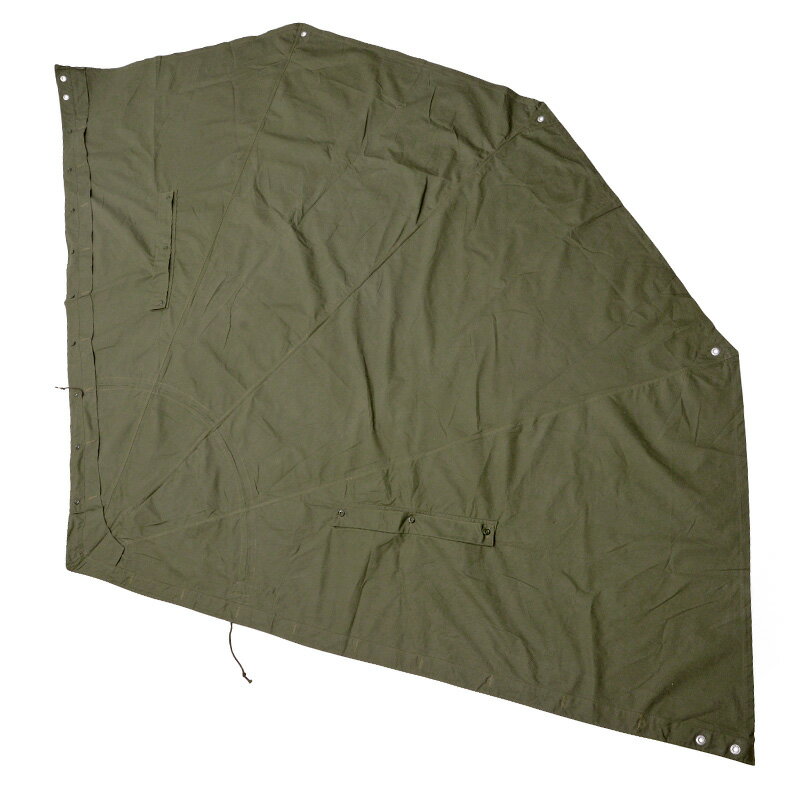 実物 USED ポーランド軍 テントシート / テントシェル OLIVE サイズ2 / ユーロサープラス キャンプ アウトドア ソロキャンプ 軍物 軍幕【クーポン対象外】【T】【N】通販格安セール情報 楽天 通販
