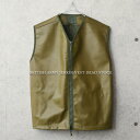 実物 新品 デッドストック イギリス軍 ジャーキンベスト【I】【クーポン対象外】|レザーベスト ミリタリーベスト アウターベスト メンズ トップス 軍放出品 軍...