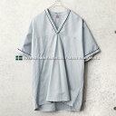 実物 新品 デッドストック スウェーデン軍 メディカル VネックTシャツ【クーポン対象外】【T】|ミリタリーシャツ メンズファッション アメカジ ホスピタルシャツ プルオーバー 半袖 軍放出品 ミリタリー 軍物 夏