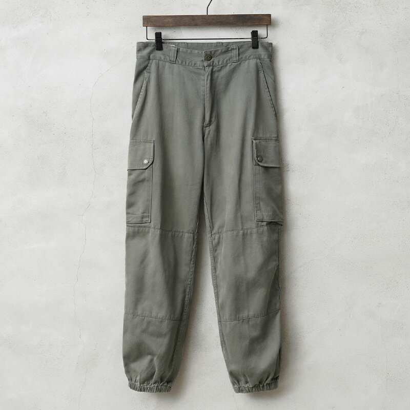 実物 USED フランス軍 F-2 カーゴパンツ OD【クーポン対象外】【I】｜ミリタリーパンツ ワークパンツ メンズ ボトムス 軍パン 軍放出品 大きいサイズ オリーブ ゆったり おしゃれ 古着 f2実BOZ