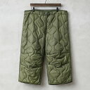 実物 新品 デッドストック 米軍 M-65 フィールドパンツ キルティング ライナー ノンリップ【クーポン対象外】【I】|ミリタリーパンツ メンズ ボトムス 軍モノ 軍パン 軍放出品 おしゃれ 大きいサイズ オリーブ実BOZ