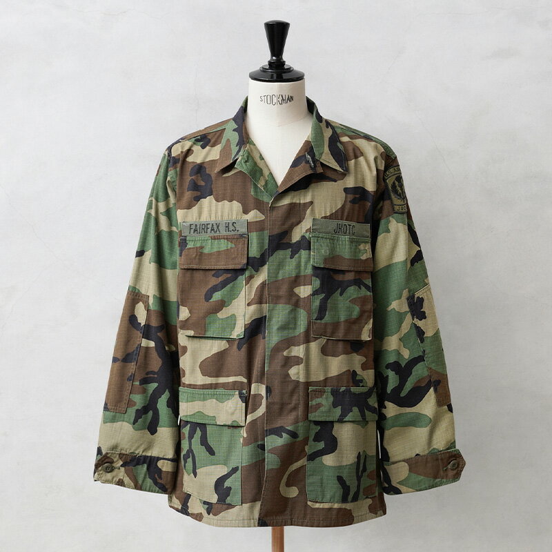 実物 USED 米軍 BDU WOODLAN