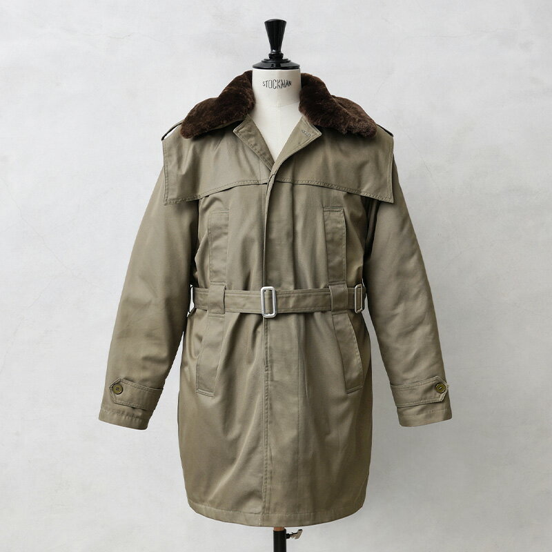 実物 USED ルーマニア軍 BOA COLLAR オフィサーコート キルティングライナー付き【クーポン対象外】【I】|ミリタリー アウター メンズ ロングコー...