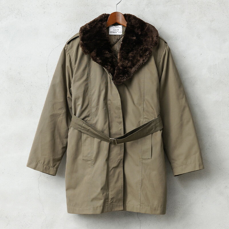 実物 USED ルーマニア軍 レディース BOA COLLAR オフィサーコート キルティングライナー付き【クーポン対象外】【I】|ミリタリー アウター ボア ...