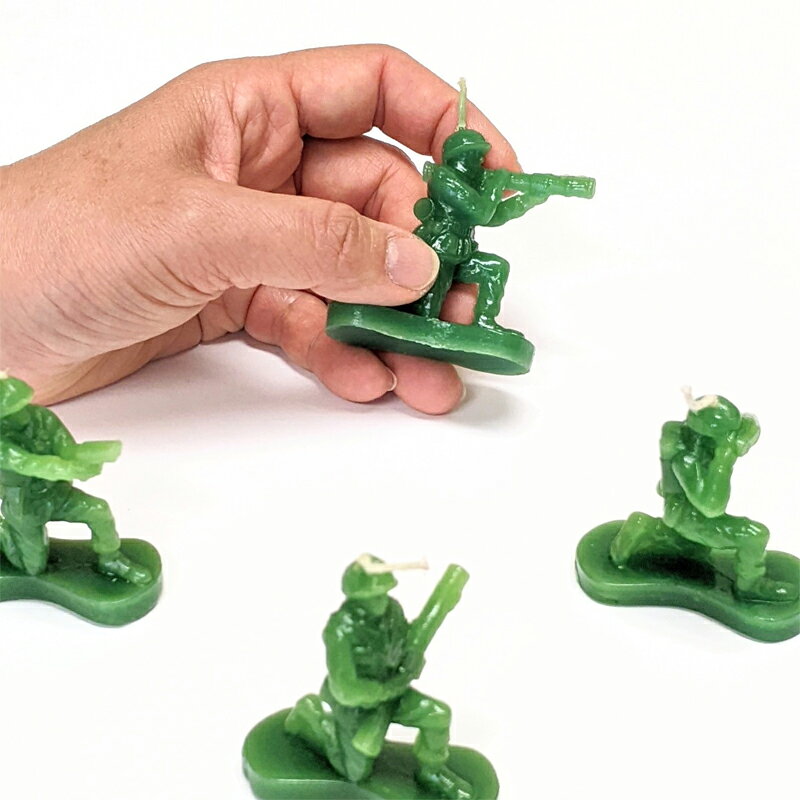 【最短即日発送】ARMY ソルジャー シトロネラ 虫よけキャンドル 4個セット LSDA012A【クーポン対象外】【T】｜ミリタリー グッズ 虫除け ミニチュア キャンプ 雑貨 インテリア ギフト アウトドア 小物 蚊対策 おしゃれ