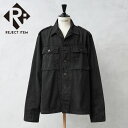リジェクト 訳あり品 実物 USED オランダ軍 HBT(ヘリンボーンツイル)フィールド シャツ ジャケット 筒袖 BLACK染め【クーポン対象外】【I】