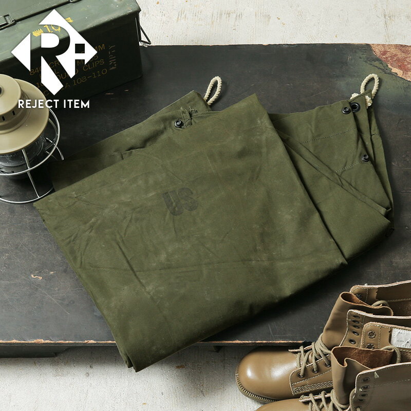 リジェクト 訳あり 実物 USED 米軍 テントシェルター ハーフ (パップテント)【クーポン対象外】【I】