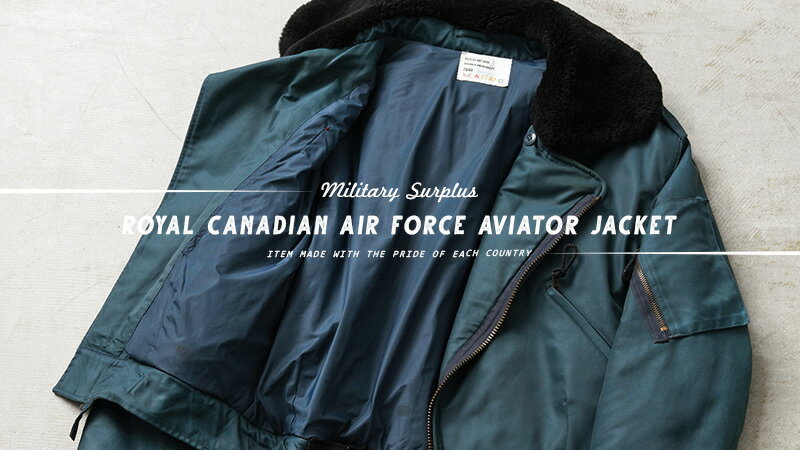 実物 USED カナダ軍 ROYAL CANADIAN AIR FORCE リアルムートン アビエイター ジャケット TYPE IV AIR FORCE BLUE / ボマージャケット【クーポン対象外】【I】｜メンズ アウター 大きいサイズ ミリタリー ライダース ブルゾン おしゃれ 2