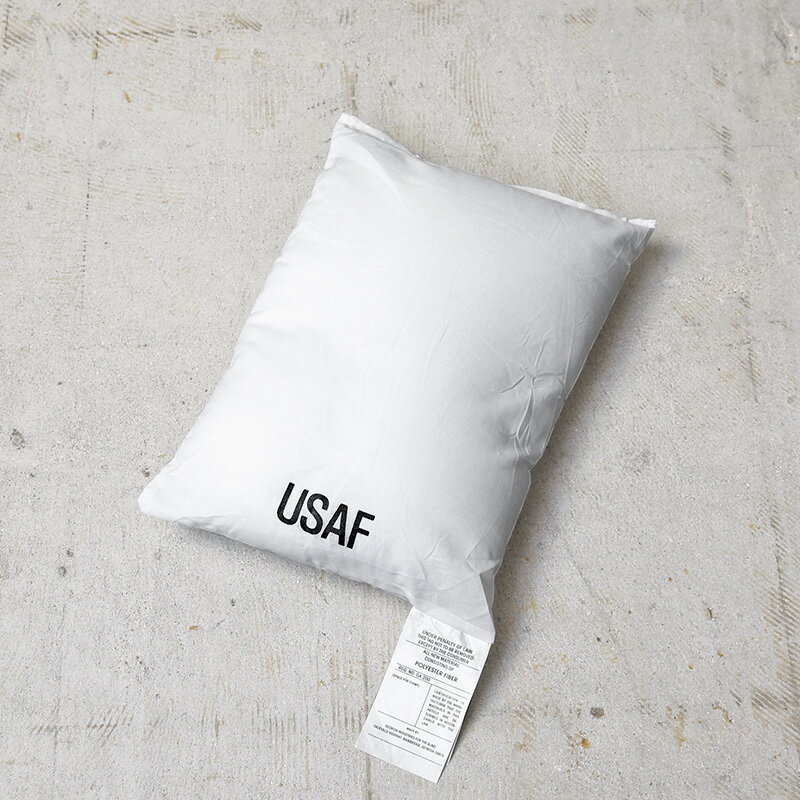 MADE IN USA デッドストック USAFプリント PILLOW【クーポン対象外】【I】｜枕 クッション ピロー ミリタリー グッズ インテリア ステンシル アメリカ製 ファッション おしゃれ