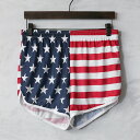 【最短即日発送】新品 SOFFE製 1020MU FREEDOM SHORT 米国旗 ショーツ MADE IN USA【クーポン対象外】【T】|メンズ パンツ ショート 半ズボン トレーニング ジム ランニング フィットネス 星条旗 派手 仮装 ファッション ブランド